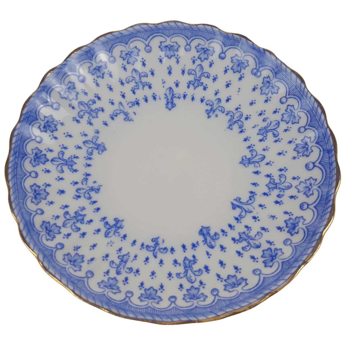 Untertasse Goldrand Stempeln sind unterschiedlich Schaller Blaue Lilie Blumendekor gebraucht - gut Untertasse Goldrand Stempeln sind unterschiedlich Schaller Blaue Lilie Blumendekor gebraucht - gut