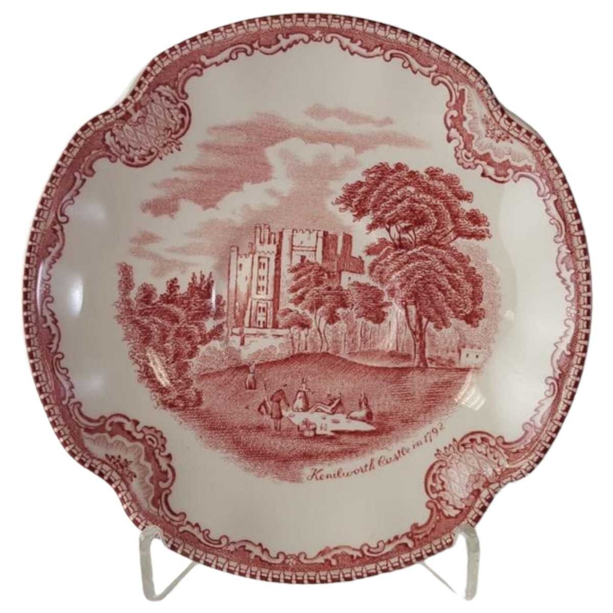 Untertasse für Tee/Kaffee Johnson Bros Old Britain Castles Rot gebraucht - gut Untertasse für Tee/Kaffee Johnson Bros Old Britain Castles Rot gebraucht - gut