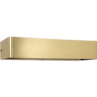 Up Down Wandlampe Messing B: 32 cm in Bronze hell 2x E14 von Ghidini Giovanni Battista