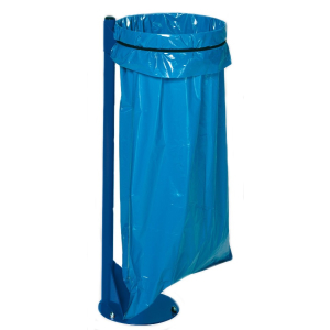 VAR Standgerät ohne Deckel, für Müllsäcke, Farbe: blau