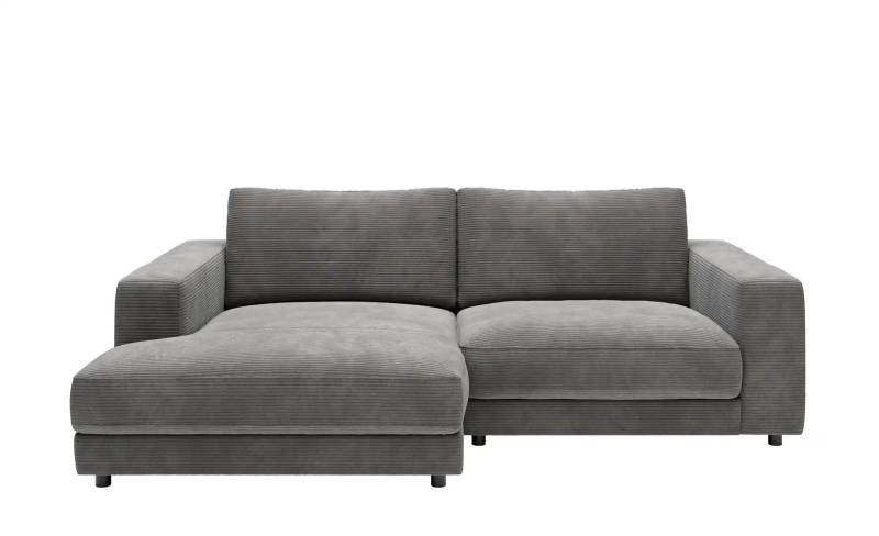 Jette Home Ecksofa in Cord Sila ¦ grau ¦ Maße (cm): B: 250 H: 85 T: 170.0 Polstermöbel > Sofas > Ecksofas - Höffner