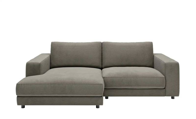 Jette Home Ecksofa in Feincord Sila ¦ grau ¦ Maße (cm): B: 250 H: 85 T: 170.0 Polstermöbel > Sofas > Ecksofas - Höffner