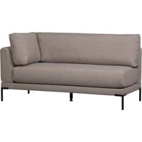Bank Couple Eck-Element aus Melange-Stoff Rechts, Taupe