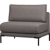 Bank Couple Element aus Melange-Stoff 100 cm, Grau