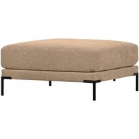 Hocker Couple aus Melange-Stoff 100 cm, Butter