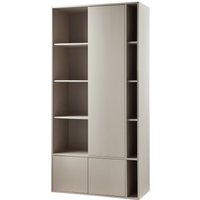 Schrank Settle Down aus Kiefernholz, Hellgrau