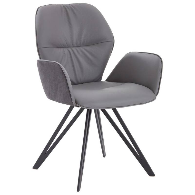Valdera ARMLEHNSTUHL Graphit, Grau