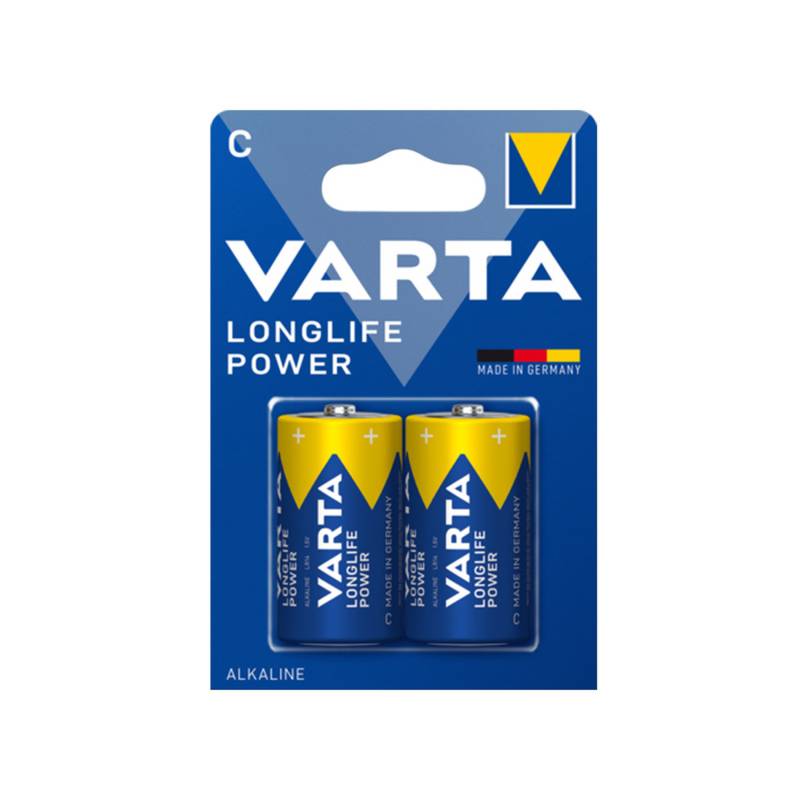 Varta Batterie Baby C - 2 Stück - Typ: LR14 - 1,5V - Longlife Power von VARTA Batteries