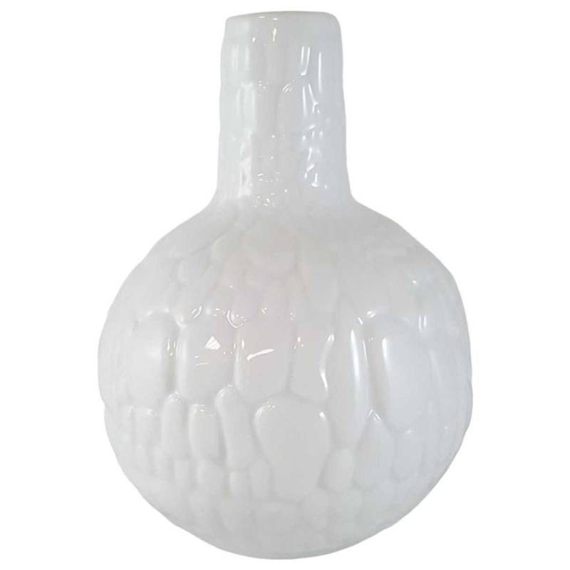 Vase Blumenvase AK Kaiser Porzellan Reptile Skin Weiß gebraucht - gut