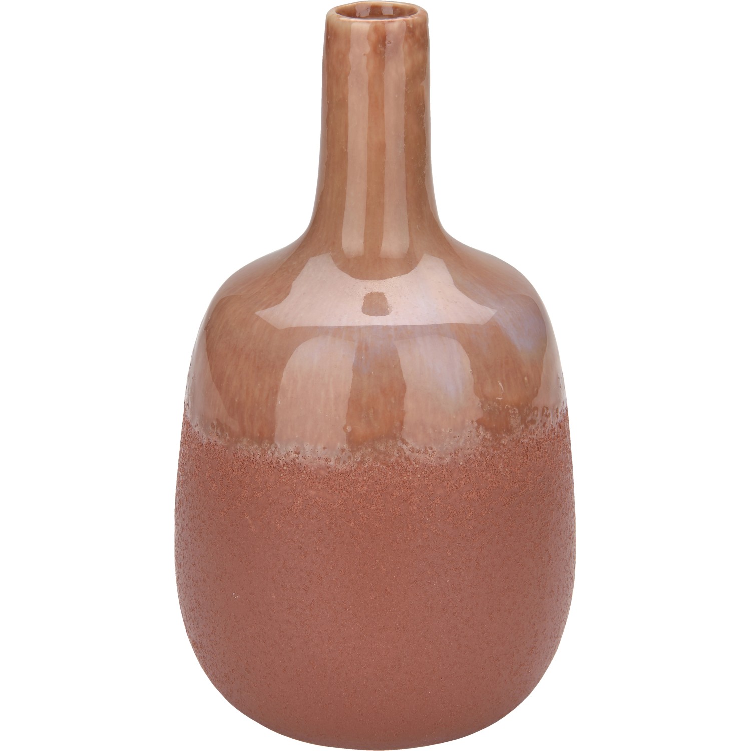 Vase Ancient Secrets 20 cm x Ø 11,5 cm Orange von -