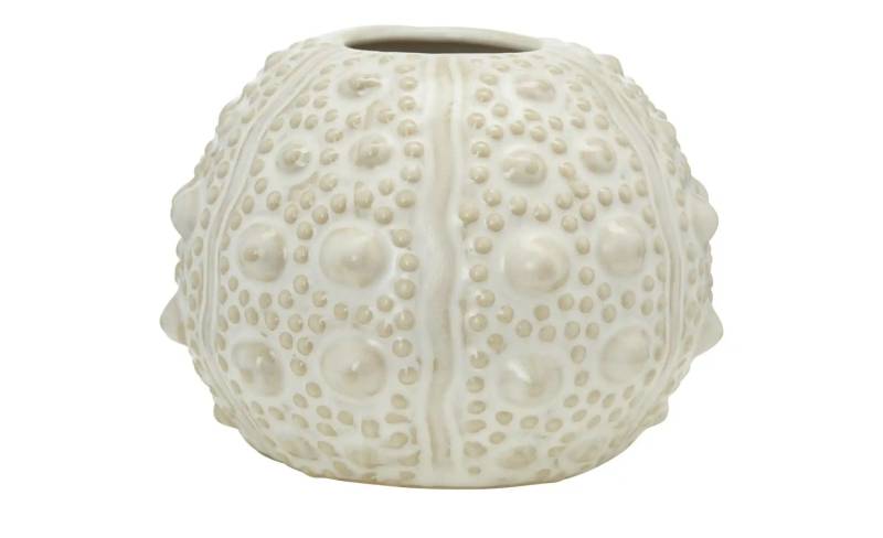 HOME STORY Vase  Seeigel ¦ beige ¦ Porzellan ¦ Maße (cm): H: 8,5  Ø: 11 Accessoires > Vasen - Höffner