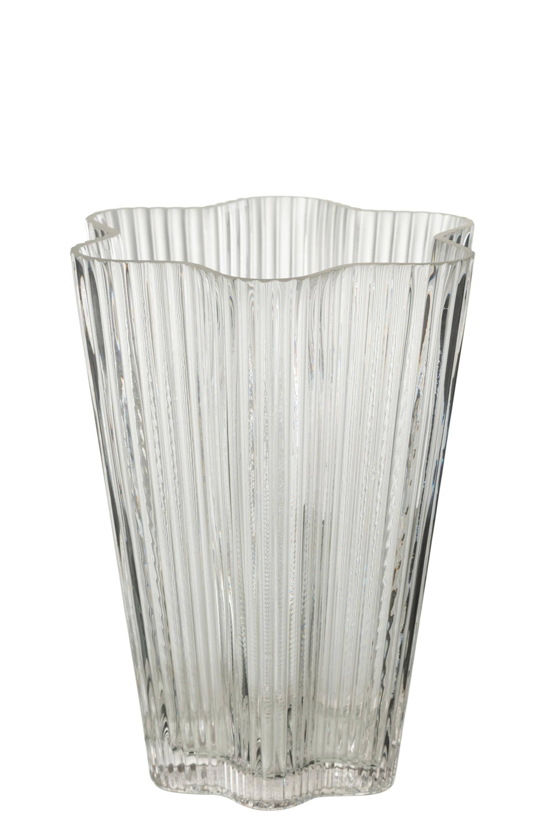Vase VASEN ca. B15 H20 cm in Transparent
