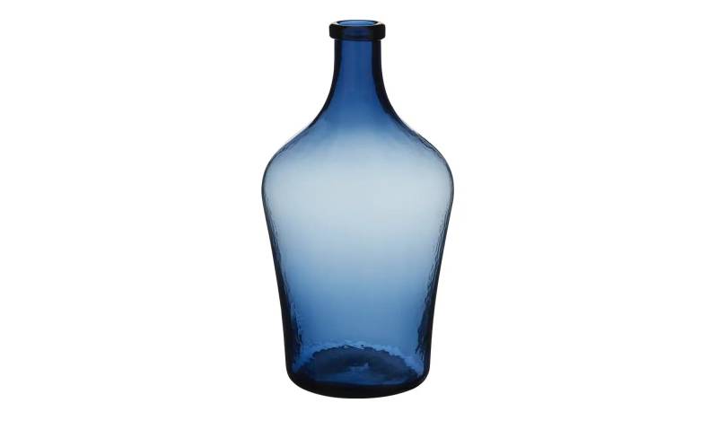 HOME STORY Vase   ¦ blau ¦ Glas ¦ Maße (cm): H: 42  Ø: 22 Accessoires > Vasen - Höffner