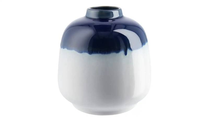Vase   ¦ blau ¦ Steingut ¦ Maße (cm): H: 15  Ø: 14.5 Accessoires > Vasen - Höffner