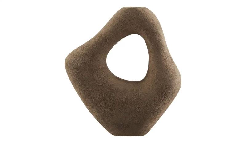HOME STORY Vase   ¦ braun ¦ Aluminium ¦ Maße (cm): B: 27,5 H: 7,5 T: 30.0 Accessoires > Vasen - Höffner