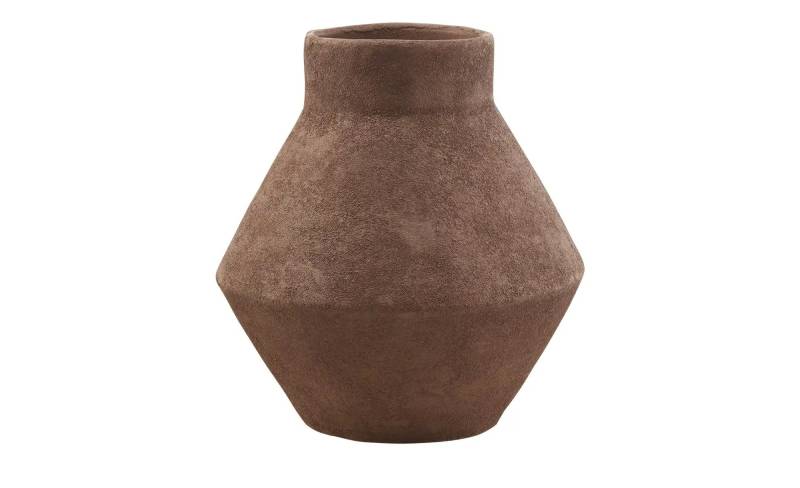 HOME STORY Vase   ¦ braun ¦ Aluminium ¦ Maße (cm): H: 28  Ø: 25 Accessoires > Vasen - Höffner