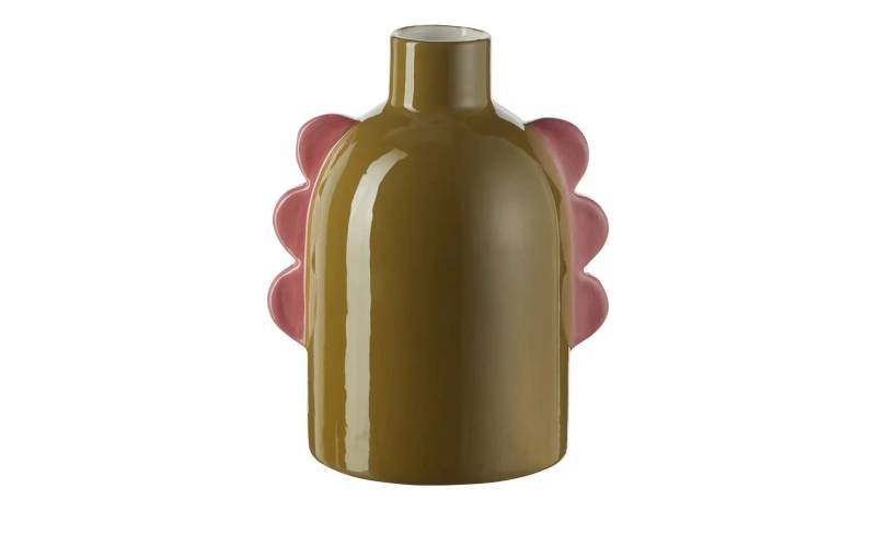 Vase   ¦ braun ¦ Dolomite ¦ Maße (cm): B: 10,5 H: 17 Accessoires > Vasen - Höffner