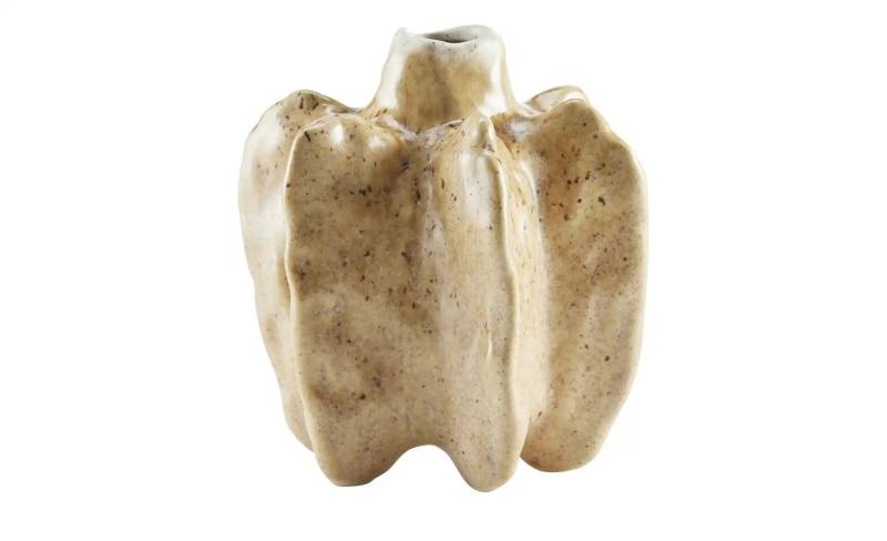 HOME STORY Vase   ¦ braun ¦ Steinzeug ¦ Maße (cm): B: 12,5 H: 15 Accessoires > Vasen - Höffner