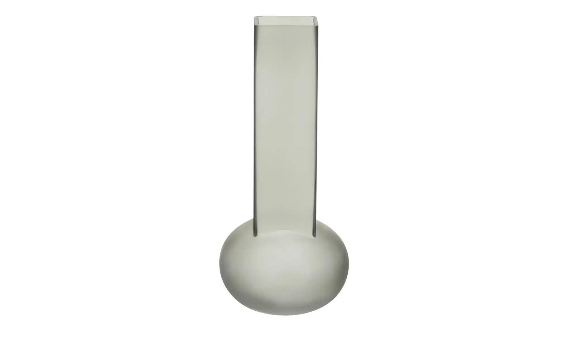 HOME STORY Vase   ¦ grau ¦ Glas ¦ Maße (cm): H: 34  Ø: 16.0 Dekoration > Vasen - Möbel Kraft
