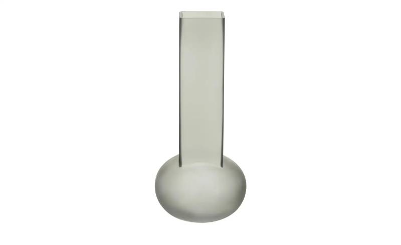 HOME STORY Vase   ¦ grau ¦ Glas ¦ Maße (cm): H: 34  Ø: 16.0 Dekoration > Vasen - Möbel Kraft
