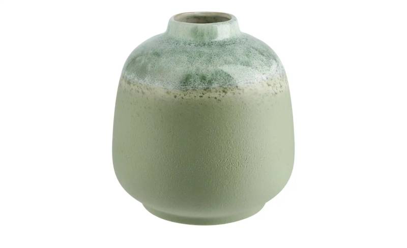 Vase   ¦ grau ¦ Steingut ¦ Maße (cm): H: 15,5  Ø: 13