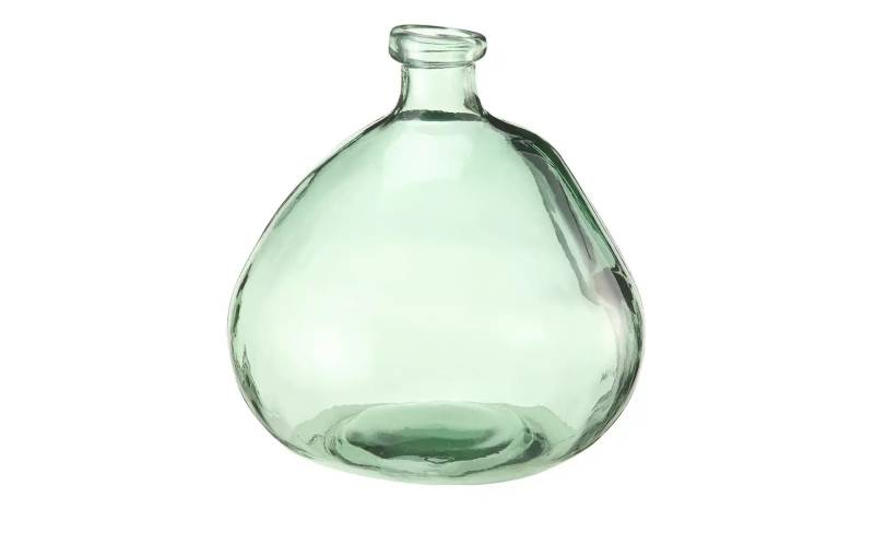Vase   ¦ grün ¦ Glas ¦ Maße (cm): H: 23  Ø: 20 Accessoires > Vasen - Höffner