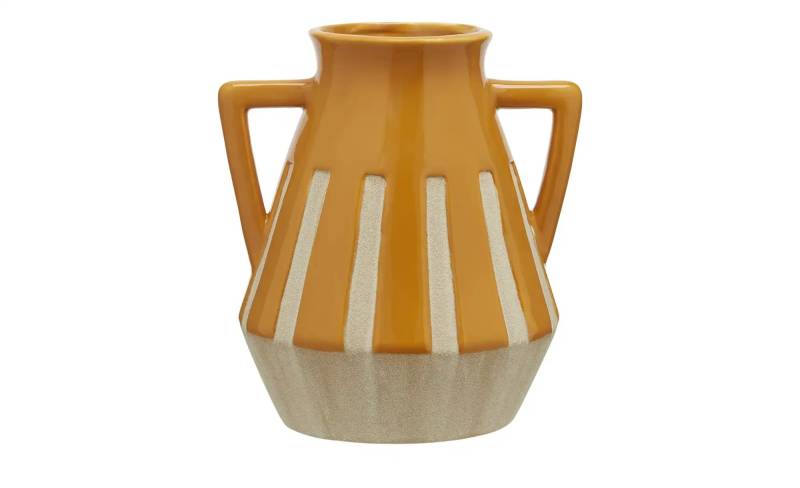 HOME STORY Vase   ¦ orange ¦ Porzellan ¦ Maße (cm): H: 19,4  Ø: 17.5 Accessoires > Vasen - Höffner