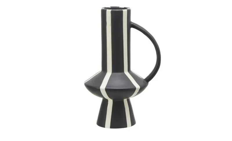Vase   ¦ schwarz ¦ Porzellan ¦ Maße (cm): B: 10,9 H: 19,6 Accessoires > Vasen - Höffner