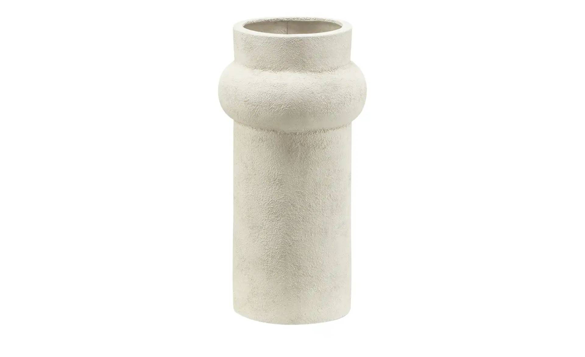 HOME STORY Vase   ¦ weiß ¦ Aluminium ¦ Maße (cm): H: 33  Ø: 17.0 Dekoration > Vasen - Möbel Kraft