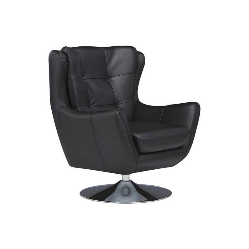 Vente-Unique DREHSESSEL Schwarz