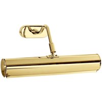 Vergoldete Bilderleuchte Messing 24 K B: 30 cm schwenkbar E14 von Ghidini Giovanni Battista