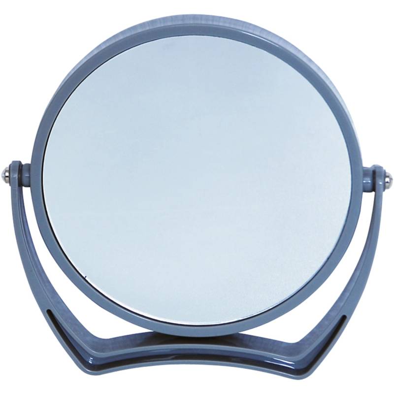 Vergrößerungs-Kosmetik-Standspiegel Grau von -