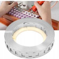 Vernickeltes Band 67,5 x 0,15 mm – Leiter für Schweißzellen (vernickeltes Stahlblech) 1 m.