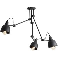 Verstellbare Deckenleuchte E27 Metall Schwarz L:80 cm Verstellbare Deckenleuchte E27 Metall Schwarz L:80 cm von ALDEX