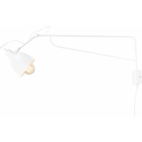 Verstellbare Wandlampe Weiß E27 zielgerichtet Metall von ALDEX