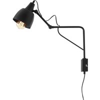 Verstellbare Wandleuchte Schwarz H:29 cm für Steckdose Verstellbare Wandleuchte Schwarz H:29 cm für Steckdose von ALDEX