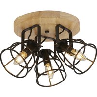 Verstellbarer Deckenspot Holz Metall Ø38 cm 3-flammig Verstellbarer Deckenspot Holz Metall Ø38 cm 3-flammig von 121004