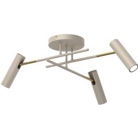 Verstellbarer Deckenspot in Gold GU10 B:89 cm stilvoll von Luminex