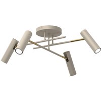 Verstellbarer Deckenspot in Gold GU10 H:24 cm stilvoll von Luminex