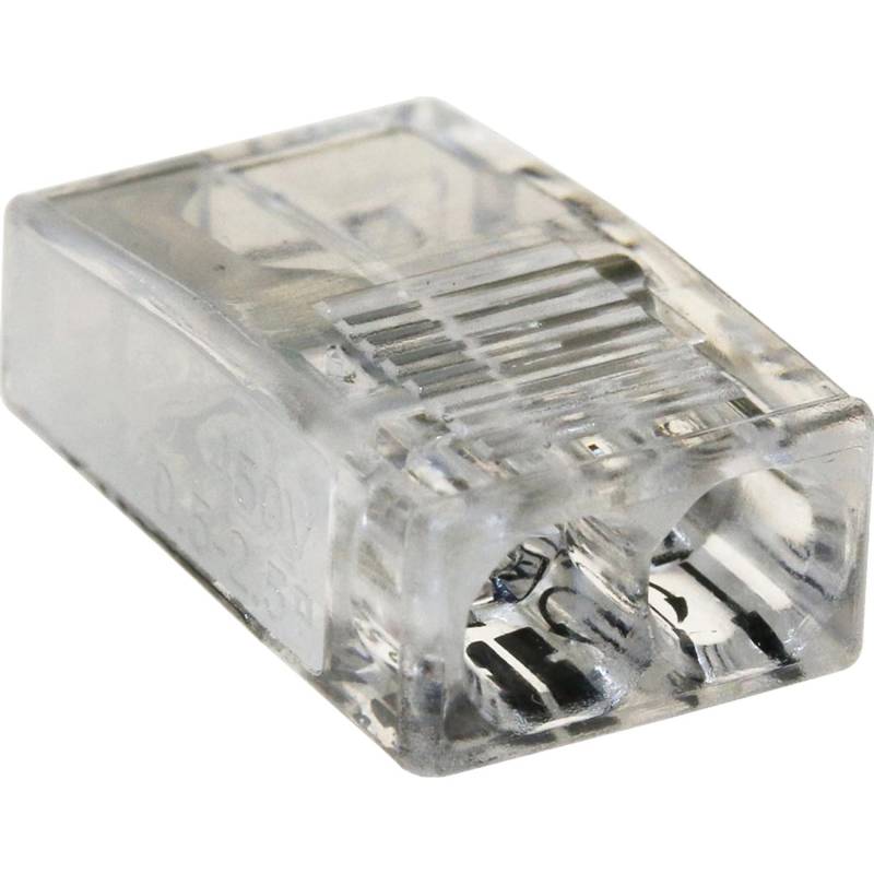 ViD Verbindungsdosenklemme 2 x 0,5 mm² bis 2,5 mm² Weiß 100 Stück