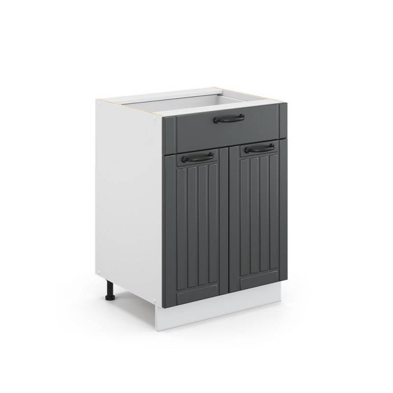 Vicco BADSCHRANK Anthrazit, Weiß