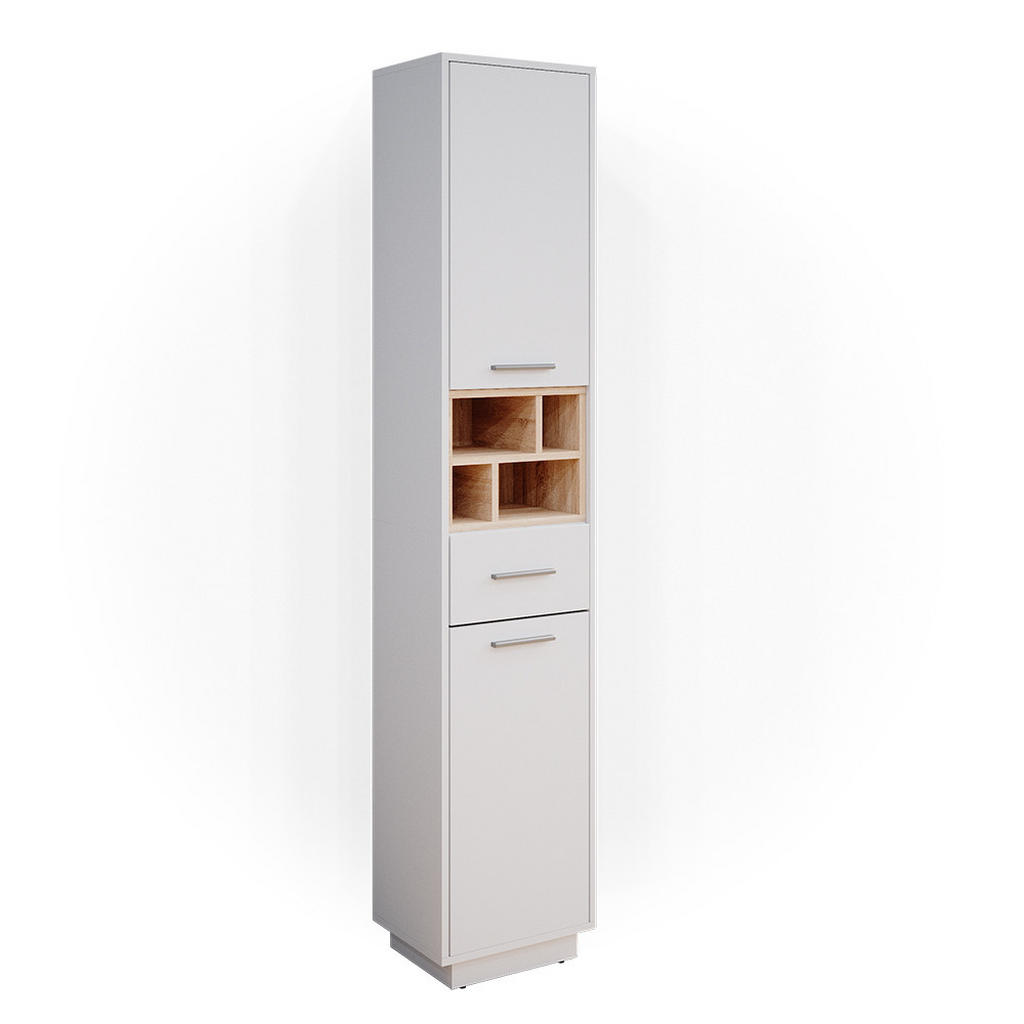 Vicco BADSCHRANK Weiß, Weiß