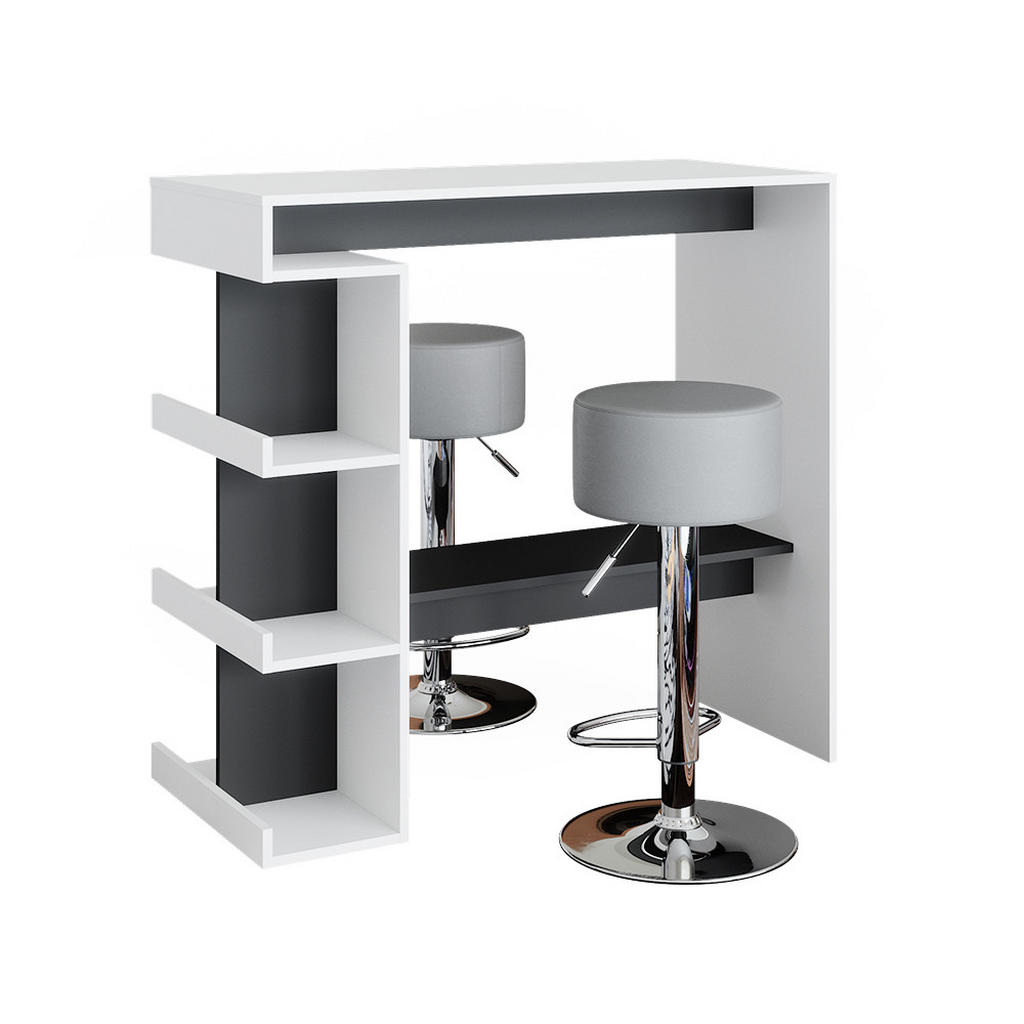 Vicco BARTISCH-SET Weiß, Anthrazit Vicco BARTISCH-SET Weiß, Anthrazit