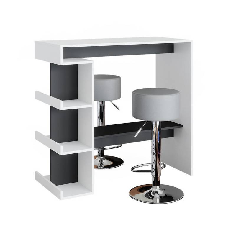 Vicco BARTISCH-SET Weiß, Anthrazit