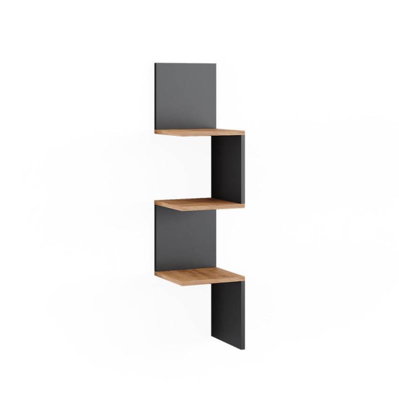 Vicco ECKREGAL Anthrazit, Honigeiche