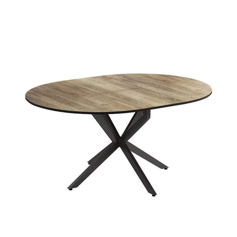 Vicco ESSTISCH Schwarz, Wildeiche