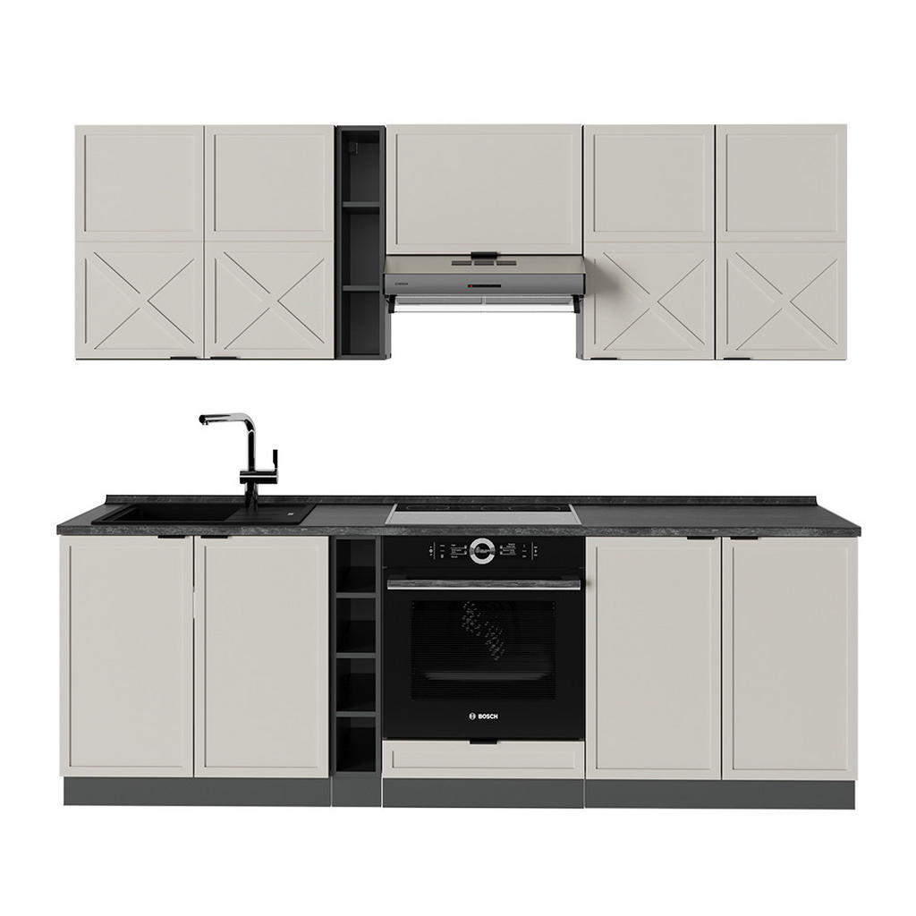 Vicco KÜCHENZEILE Grau, Anthrazit Vicco KÜCHENZEILE Grau, Anthrazit