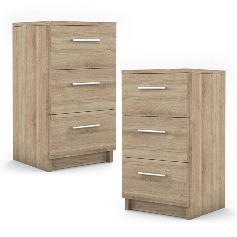 Vicco NACHTTISCH Sonoma Eiche, Braun