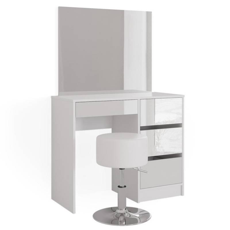 Vicco SCHMINKTISCH-SET Weiß, Weiß