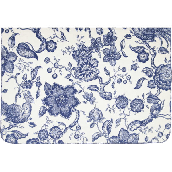Villeroy & Boch Wohndecken Paradiso - Farbe: Navy Peony - 150x200 cm